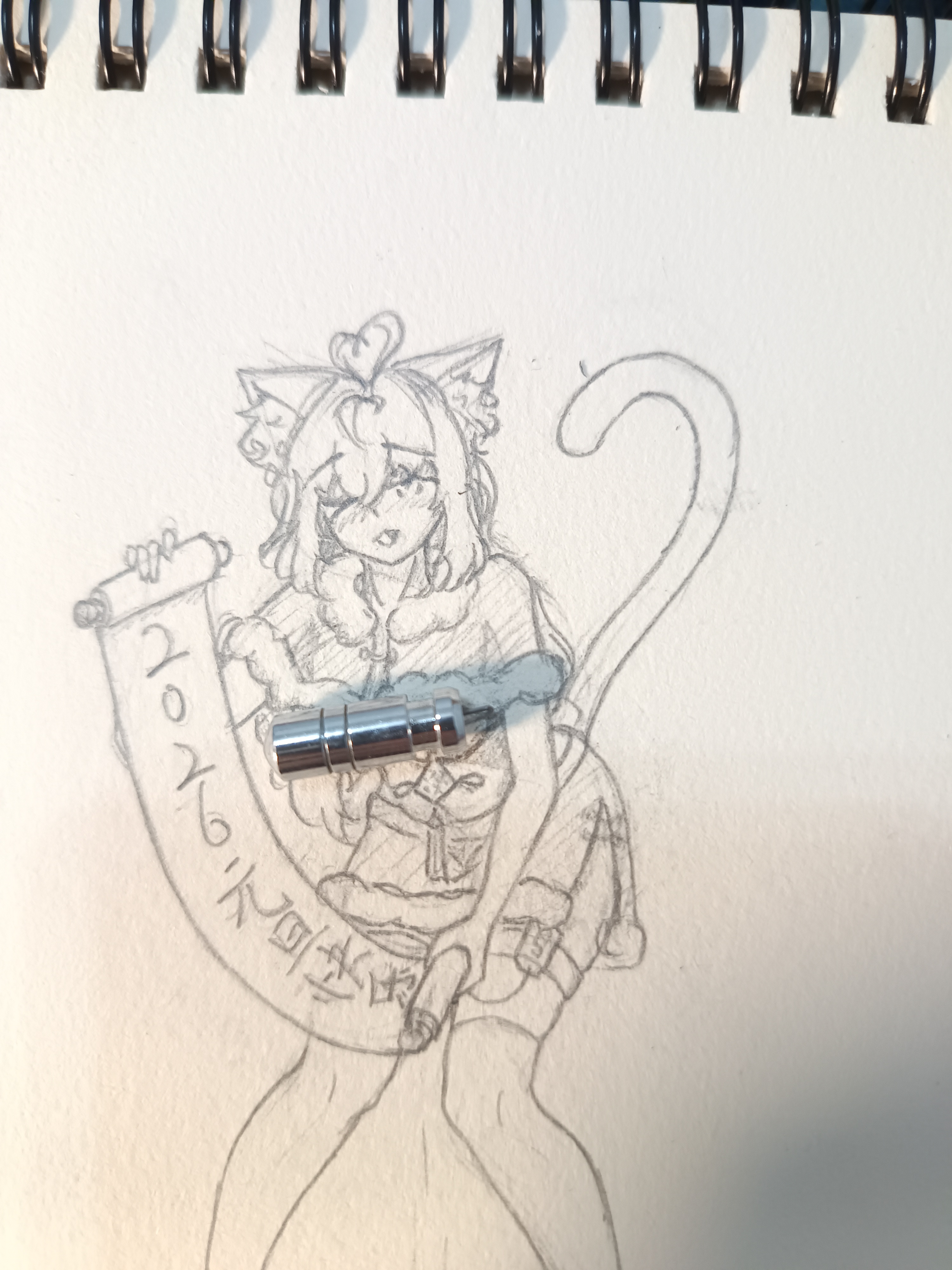 就要涩涩,手绘,猫娘