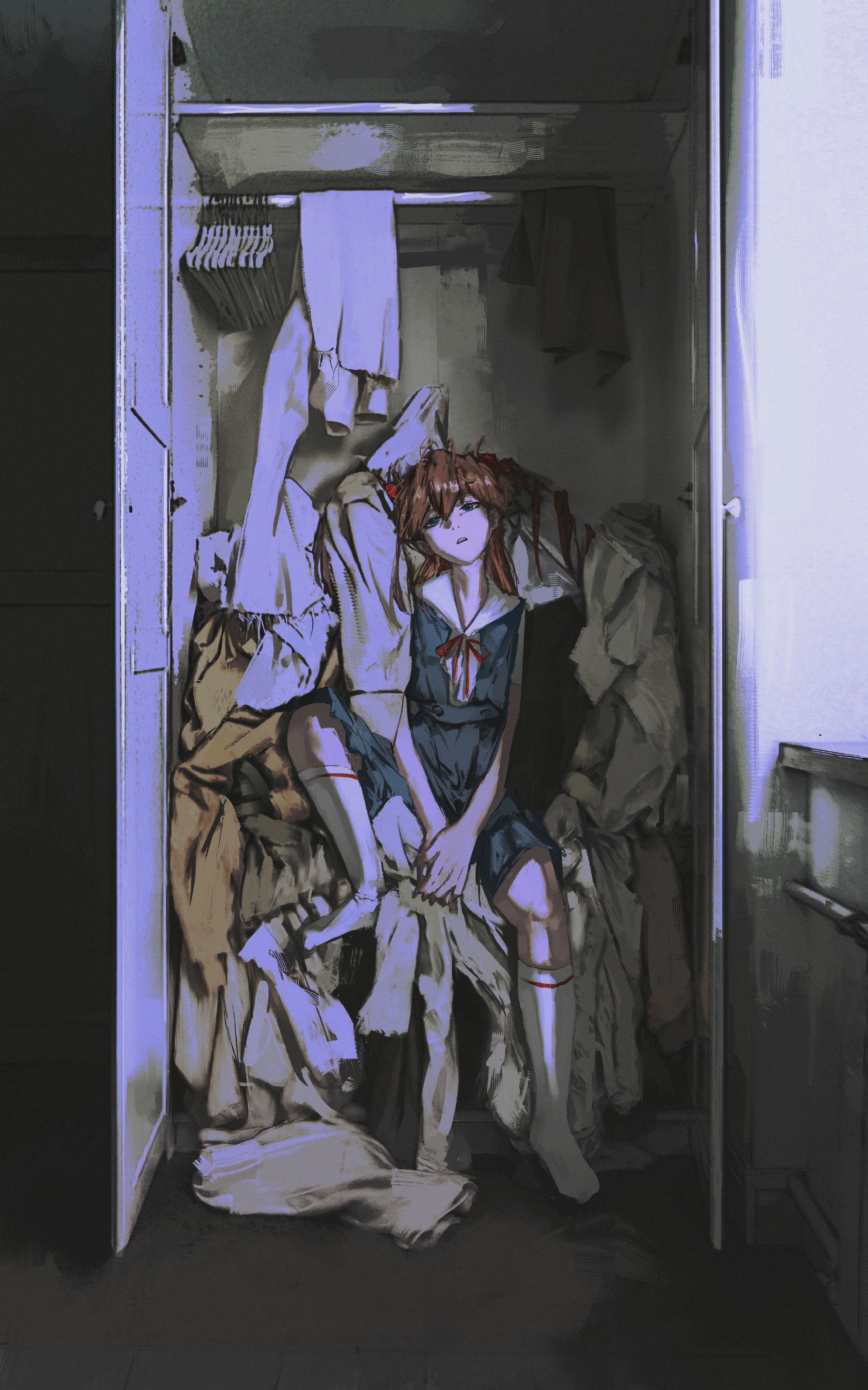 pixiv,二次元,绘画,壁纸,eva,新世纪福音战士,审美提升